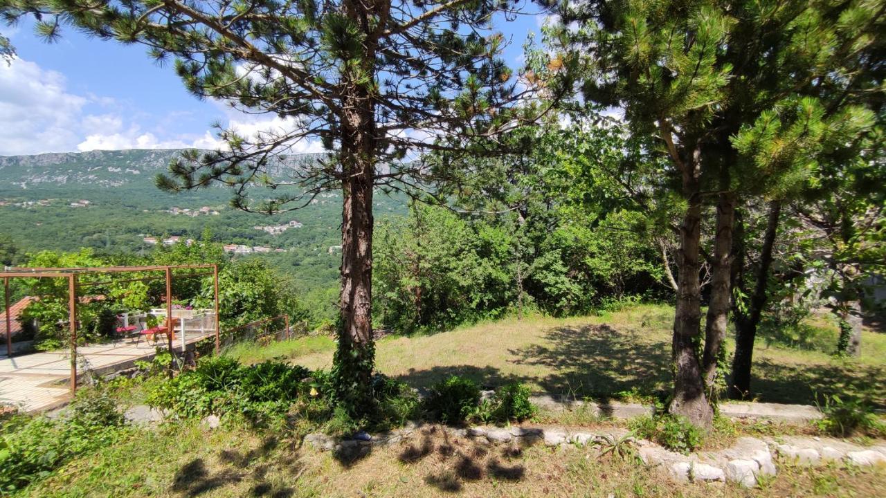 Amazing Sea-Mountain Valley View House With 3 Terraces And Huge Chill Gardens, 5Min From The Sea! Bribir  Exterior photo