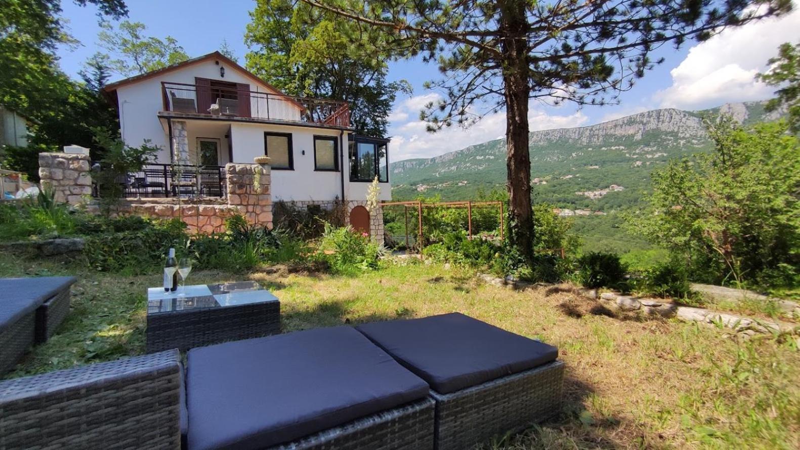 Amazing Sea-Mountain Valley View House With 3 Terraces And Huge Chill Gardens, 5Min From The Sea! Bribir  Exterior photo